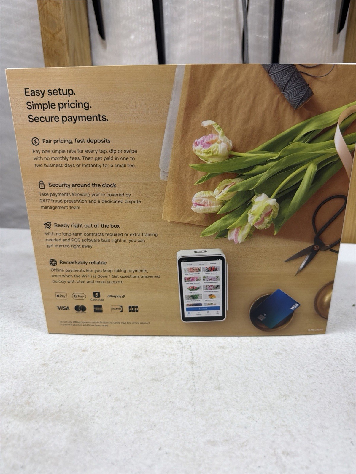 Sealed Square Terminal - Credit Card Machine | Mobile POS SPD2-01