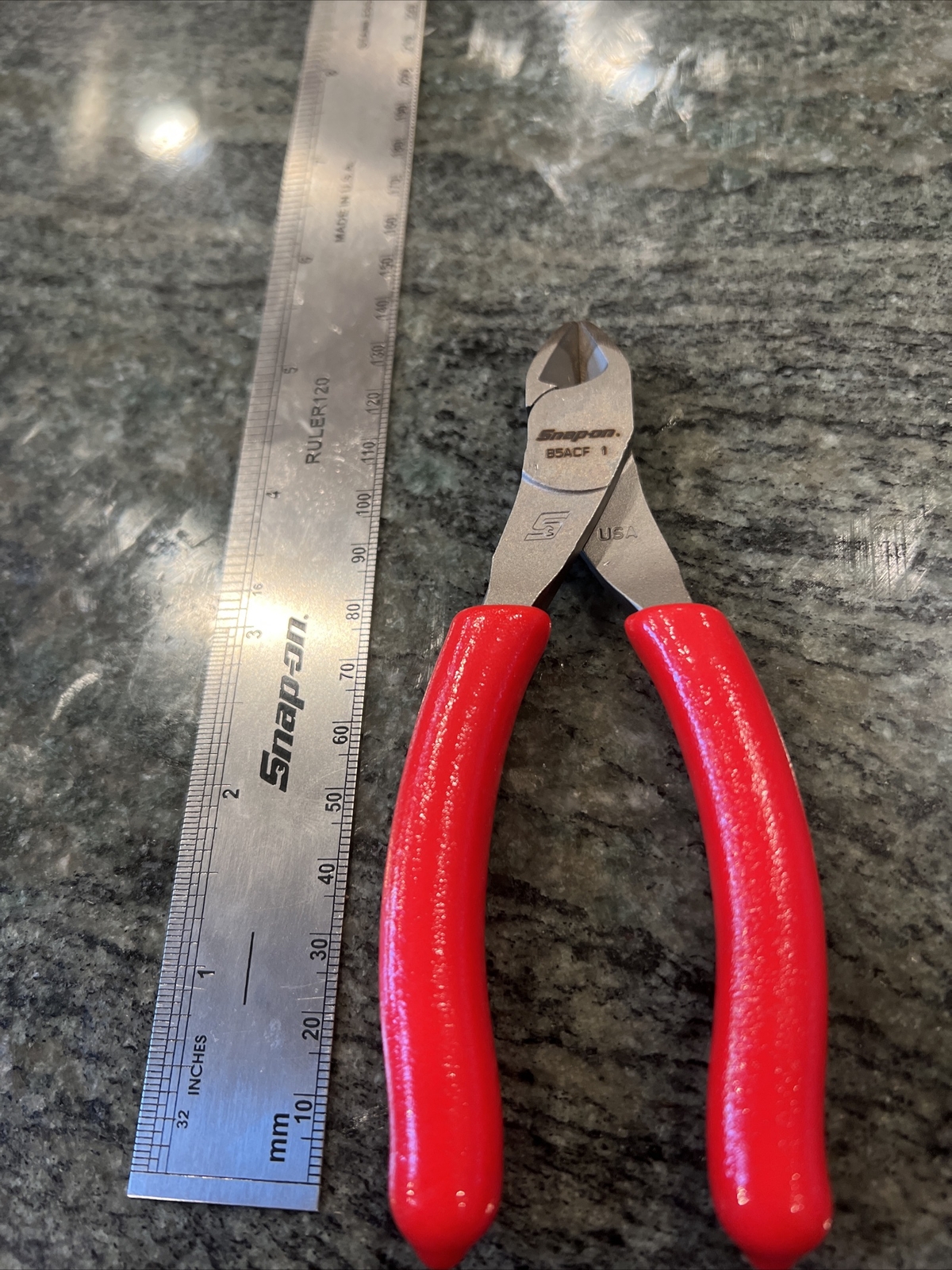 Snap On 85acf 5" vector edge diagonal cutter red