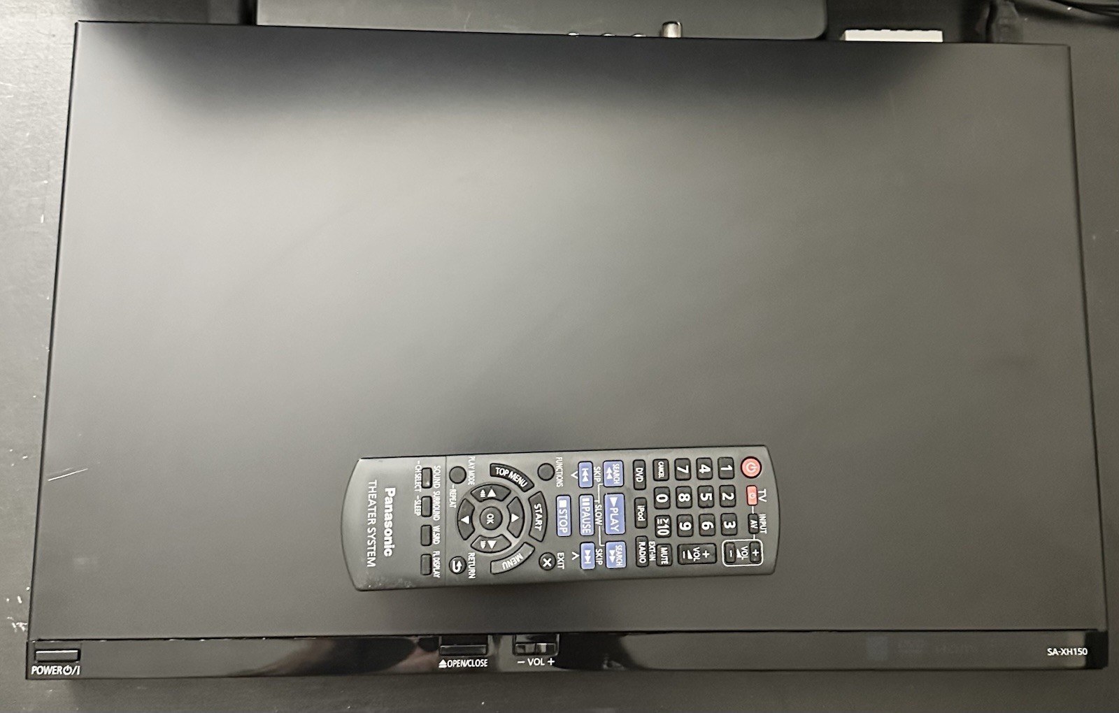 Panasonic SA-XH150 DVD/CD Home Theater System 5.1 Ch 1000W W’ Remote