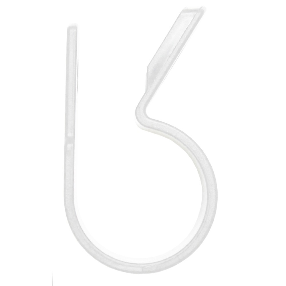 PACER NYLON C-CLAMPS - 1/2" - NATURAL COLOR - 25 PC PCK