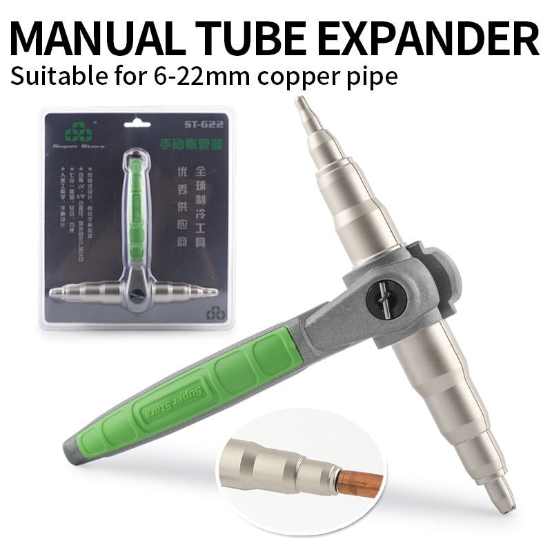 Manual Tube Expander Air Conditioner Refrigeration Copper Pipe Expanding Tool