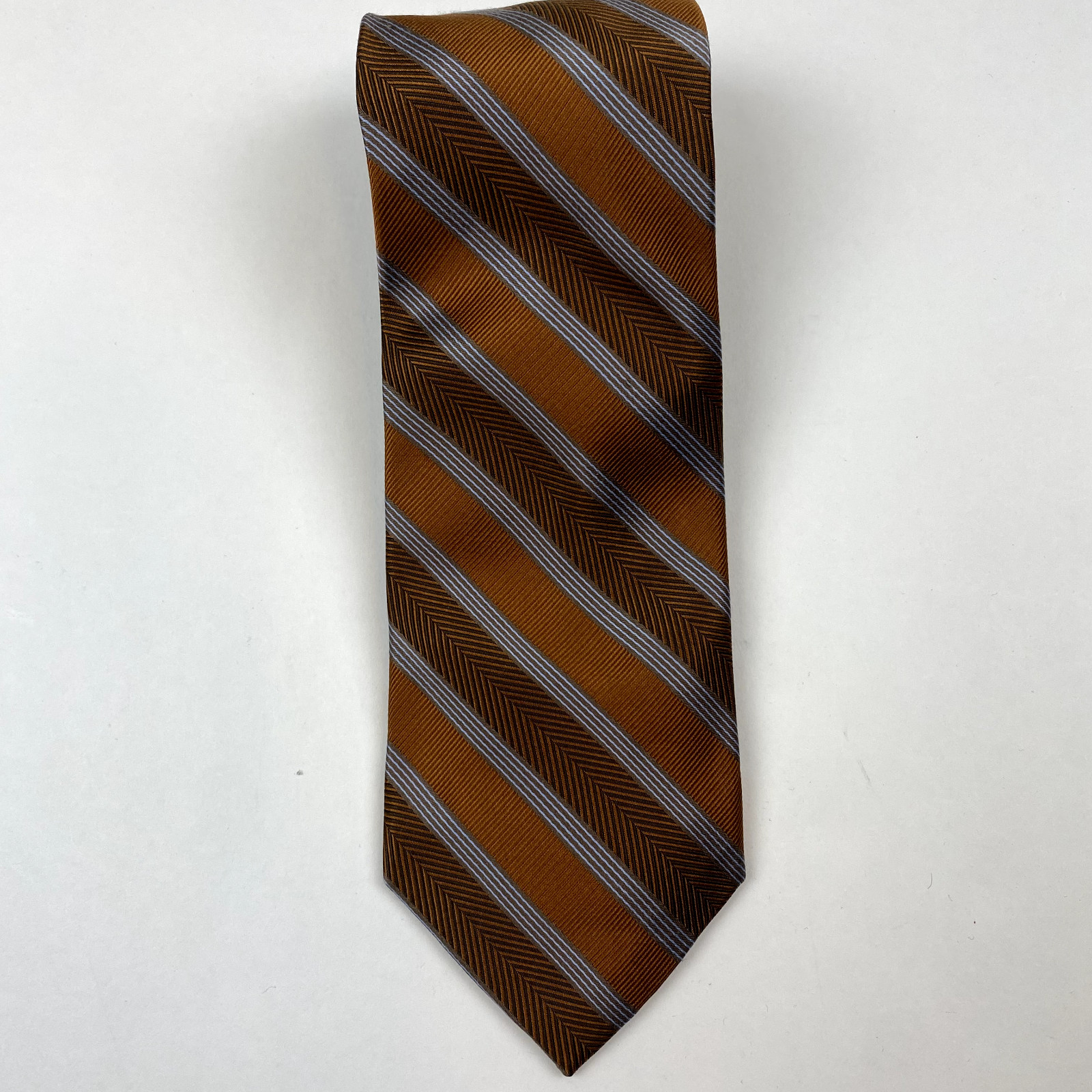 Jos. A. Bank Signature Collection Men's Necktie 100% Silk Designer Striped Tie