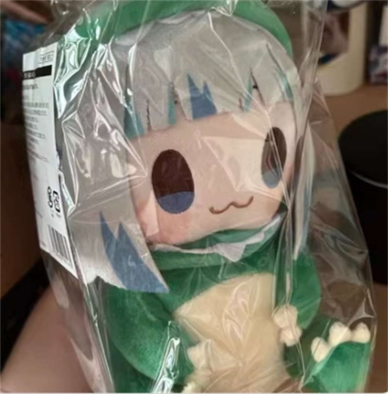 20cm Japan Orinigal Kawaii Gawr Gura Dino Plush Doll Stuffed Toy Pillow Gift