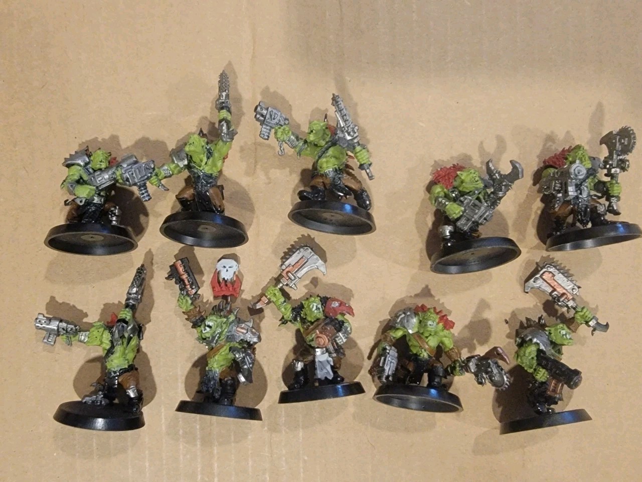 Warhammer 40k - Orks Beast Snagga Boyz Painted Not Great Not Horribly