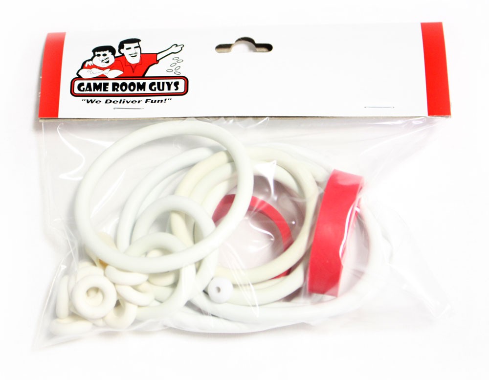 Williams Space Mission Pinball Machine Replacement Repair Rubber Ring Kit White