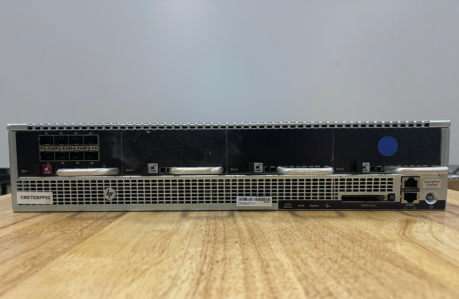 HPE TippingPoint S5200NX 10G Next Generation Intrusion Prevention System 8x SFP+