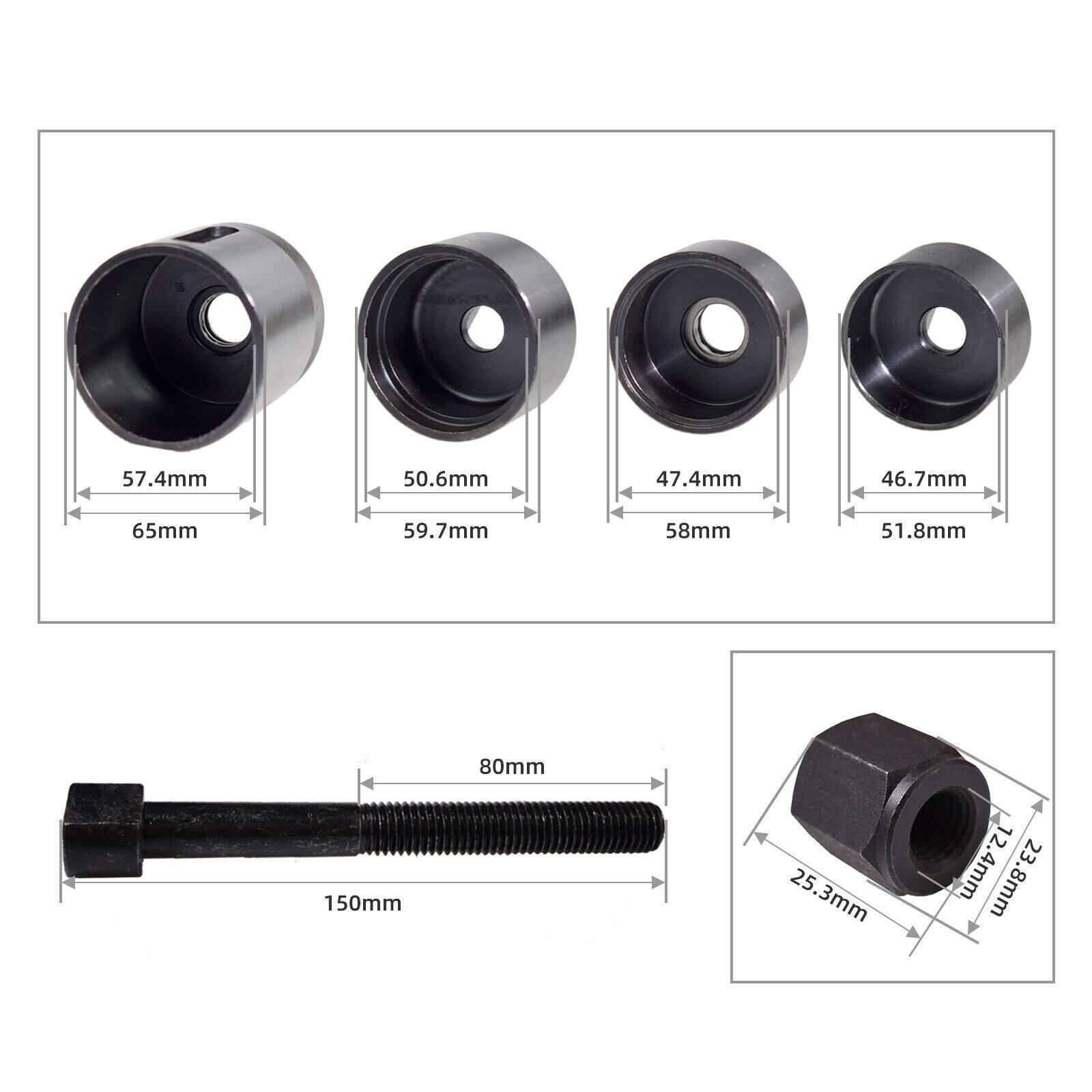 BMW Rear Axle Ball Joint Bushing Puller Tool for E60 E65 E70 5 6 7 Series