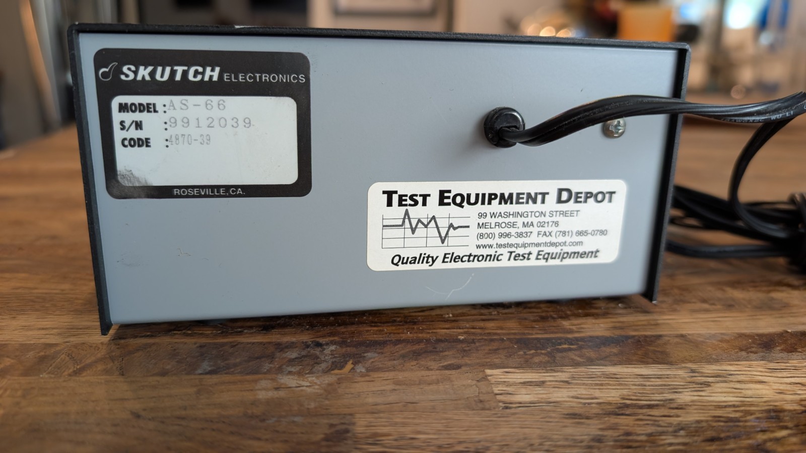 SKUTCH ELECTRONICS AS-66 AUTOMATIC TELEPHONE FOUR-LINE SIMULATOR (telco)