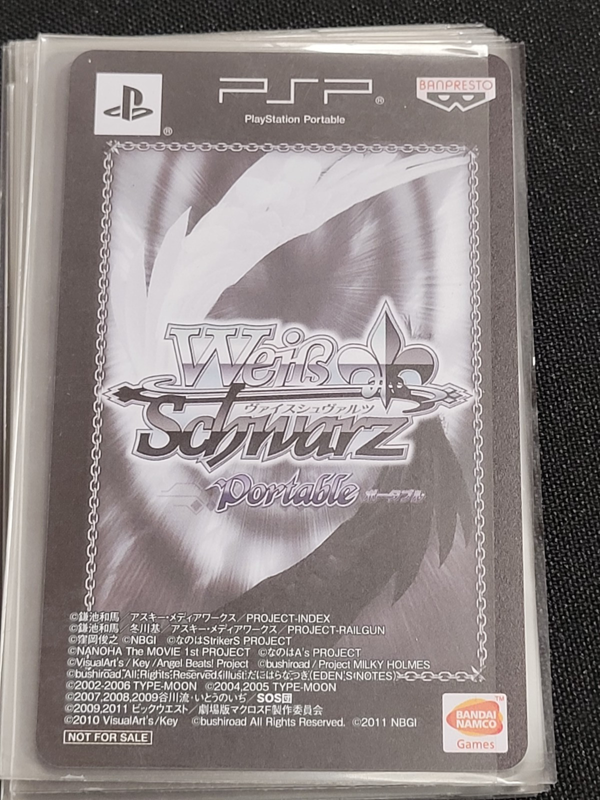 Weiss Schwarz Portable DLC Preorder Bonus (2011, BNGI) Expired Code Collectible