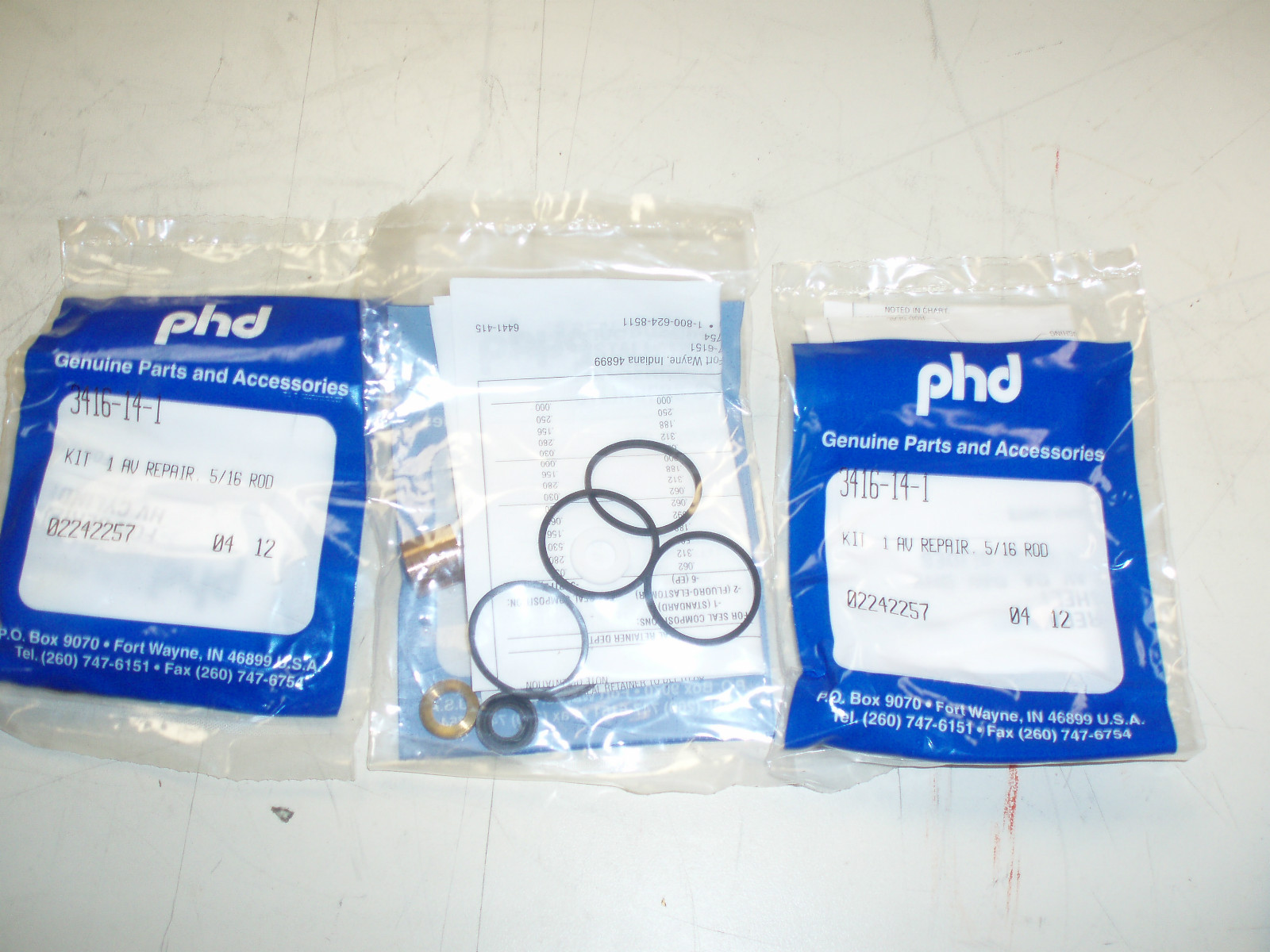PHD REPAIR KIT SEAL / BUSHING # 3416-14-1   FOR 5/16" UNITS ( LOT OF 3EA.)