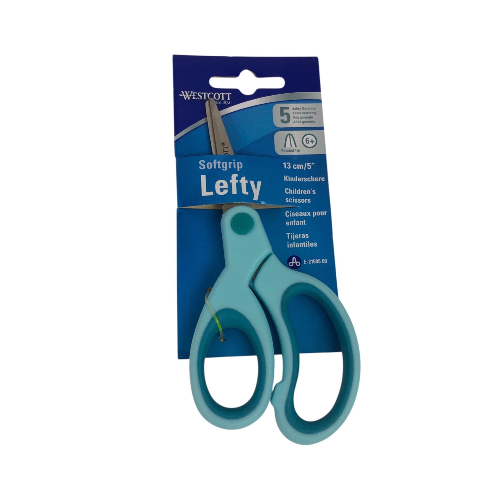 NEW Westcott Softgrip Lefty Left Handed 5" Children's Scissors FREE SHIPPING!