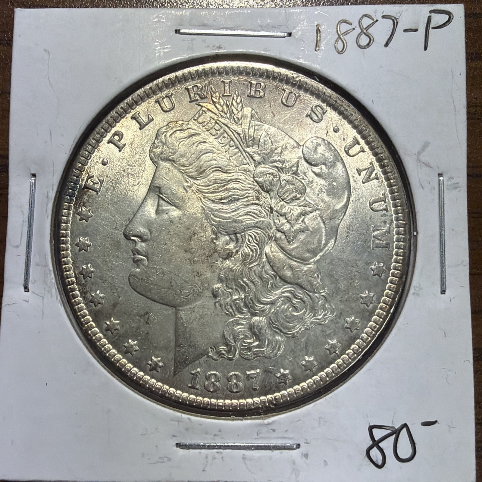 1887 P Silver Morgan Dollar Key Date Better Coin Collection
