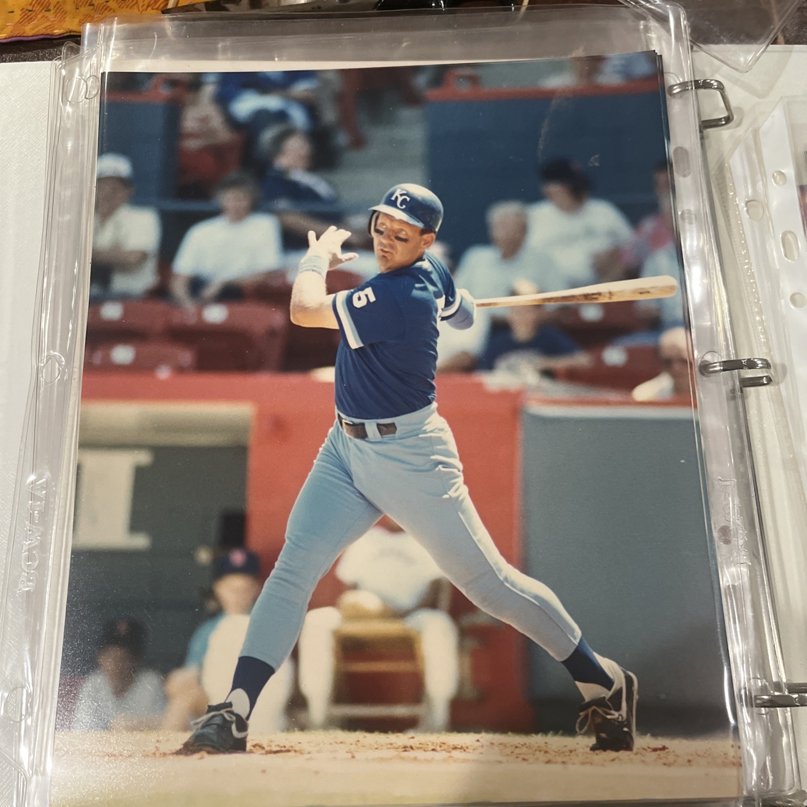 George Brett HOF Kansas City Royals Baseball 8x10 Color Photo Circa 1991