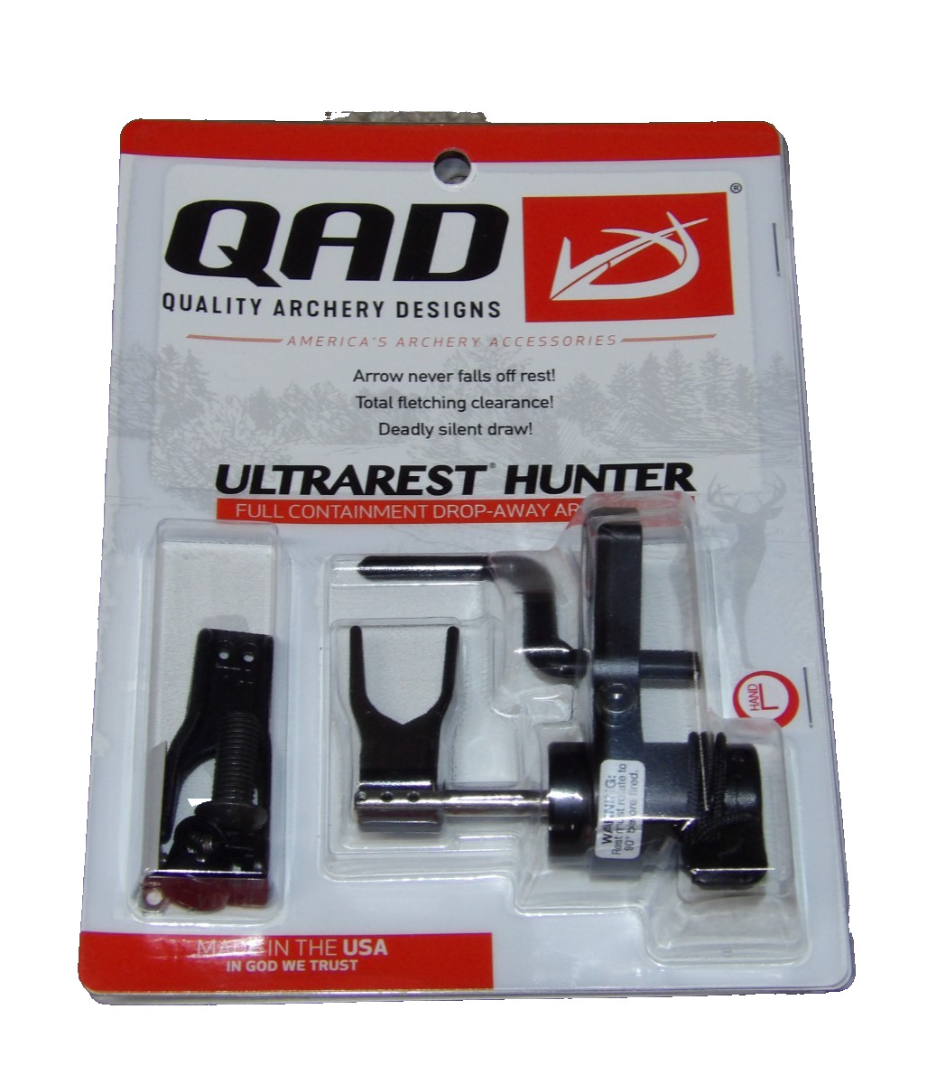 NEW QAD Arrow Ultra Rest Hunter Drop Away Black Left Hand