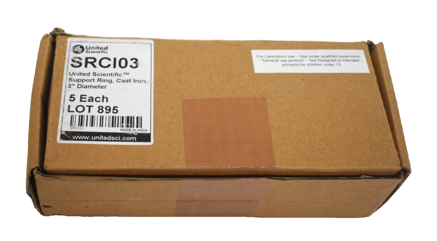 United Scientific Support Ring Cast Iron 3" Diameter SRCI03 5 Pack Steel