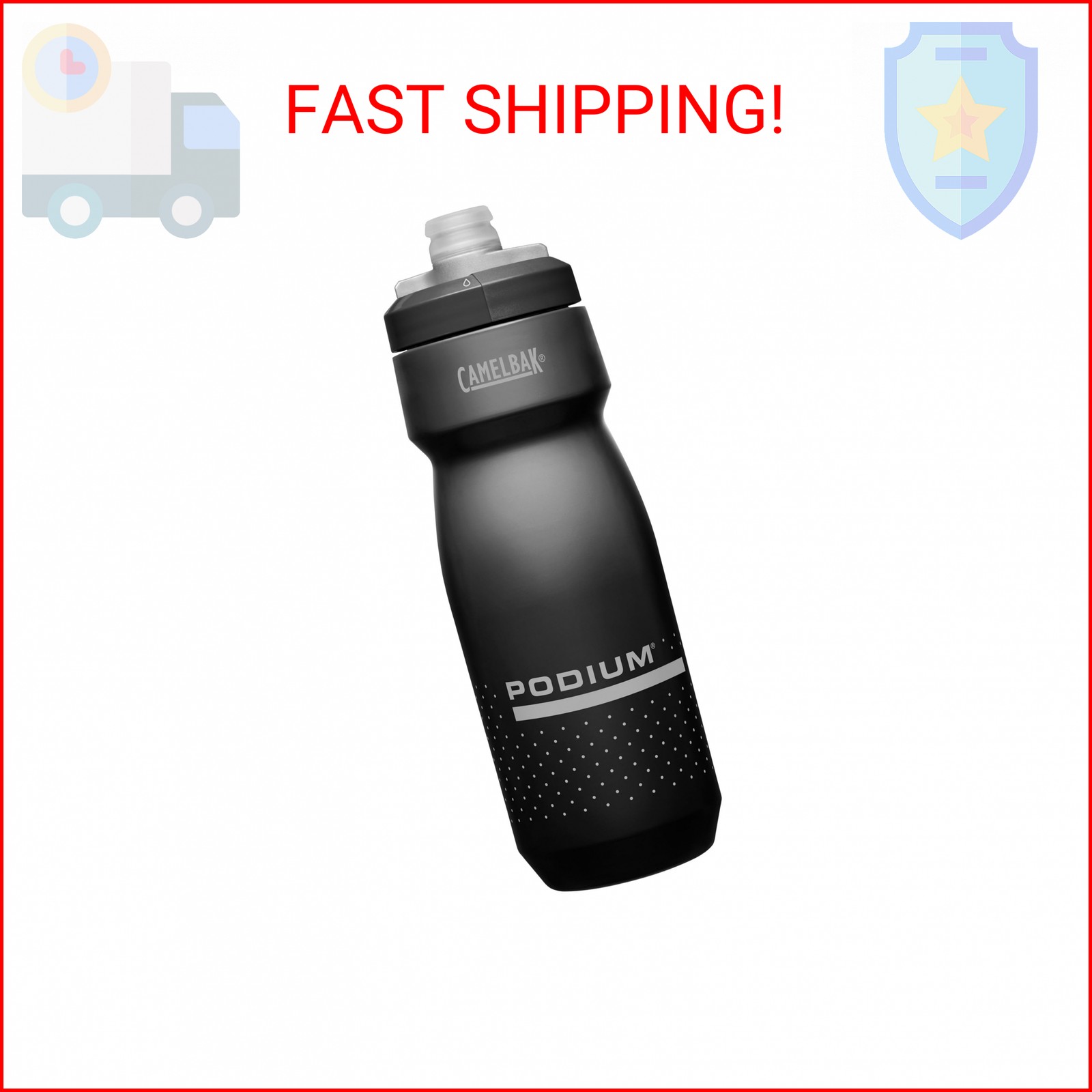 CamelBak Podium Bike Water Bottle 24oz, Black