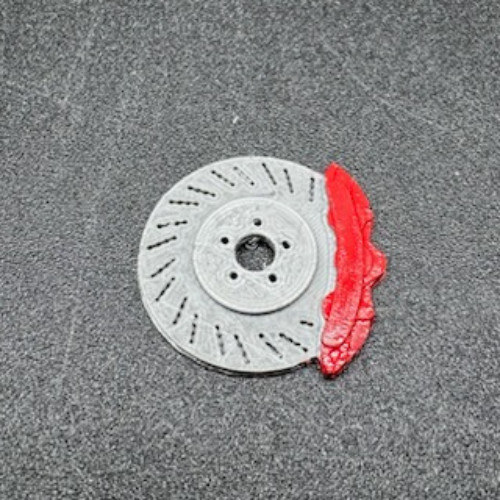 Brake Rotor Golf Ball Marker - Custom Colors 3D Printed