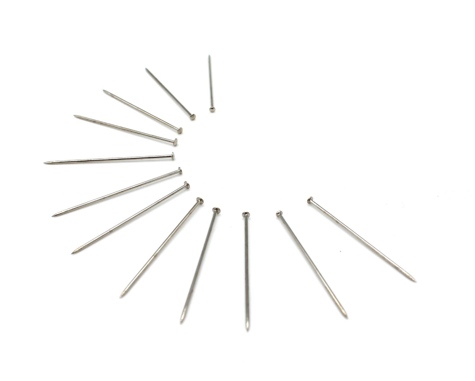 Prym #17 Steel Extra Fine Satin Pins 1/2 Lb Premium Nickel Plated Steel 1 1/16"