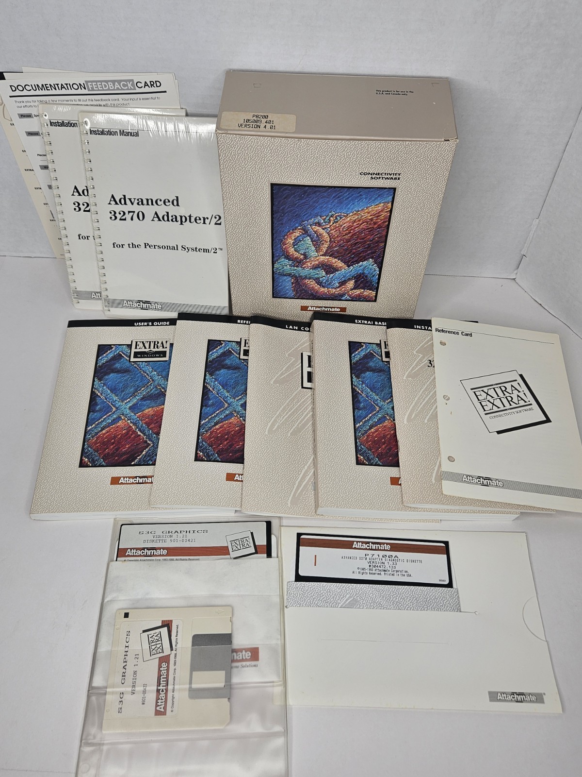 Attachmate EXTRA! For Windows Connectivity Software 3.5" / 5" Floppys Big Box