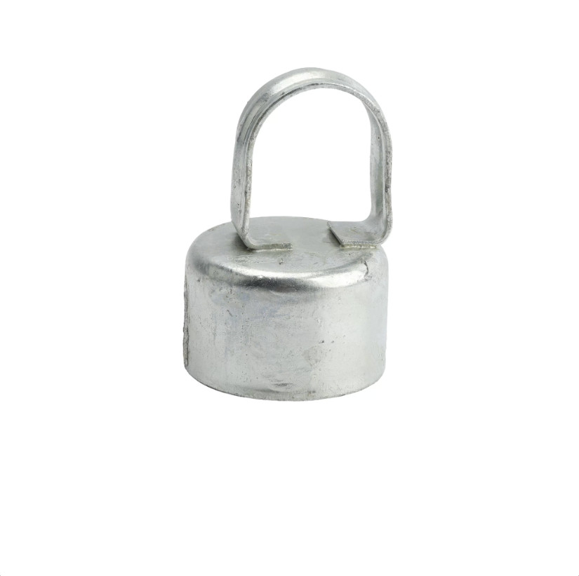 Pack of 25 - 4" x 1 5/8" Heavy Top Rail Eye Top Loop Cap (Galvanized Steel)