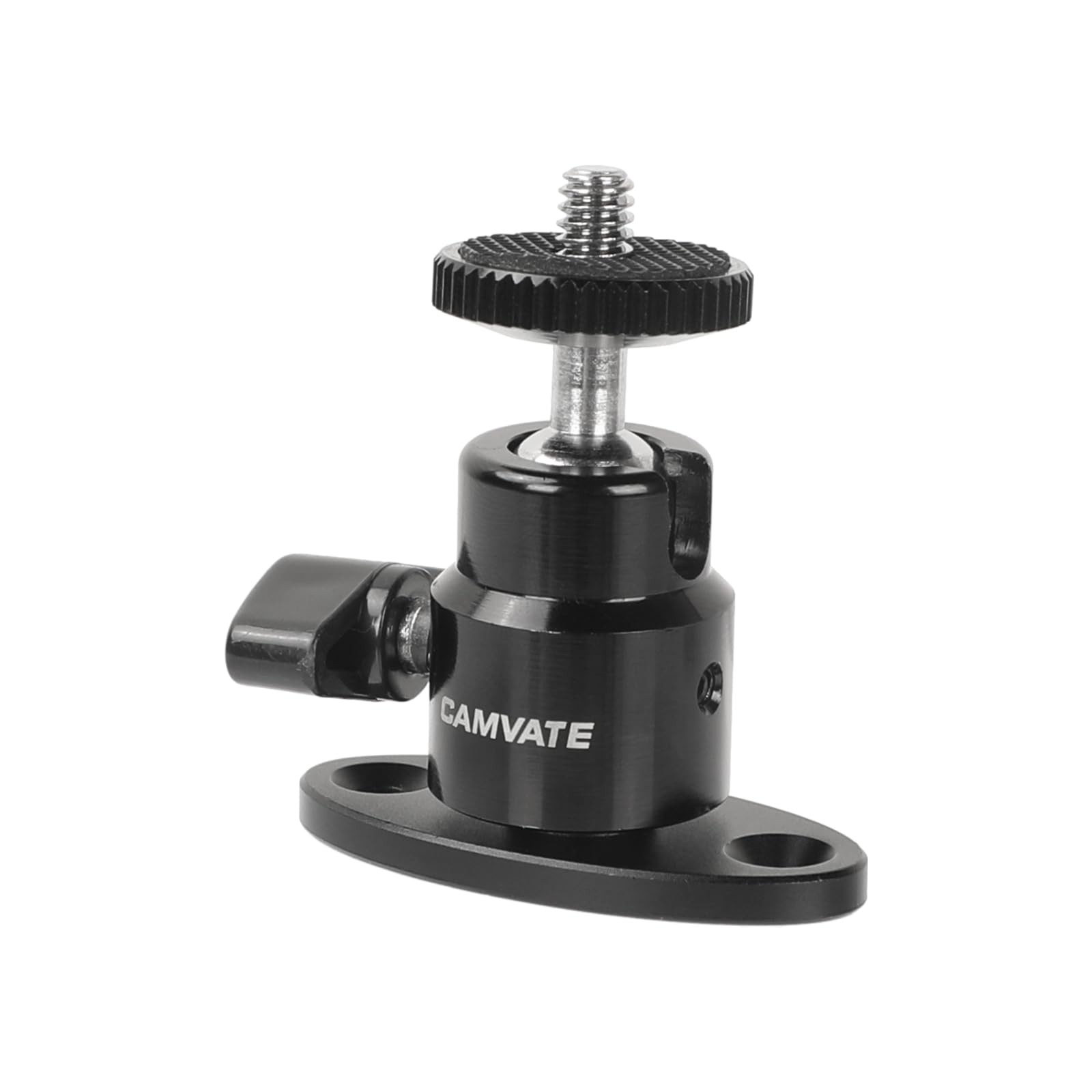 CAMVATE 1/4"-20 Mini Ball Head with Ceiling Mount for CCTV & Video Wall Black