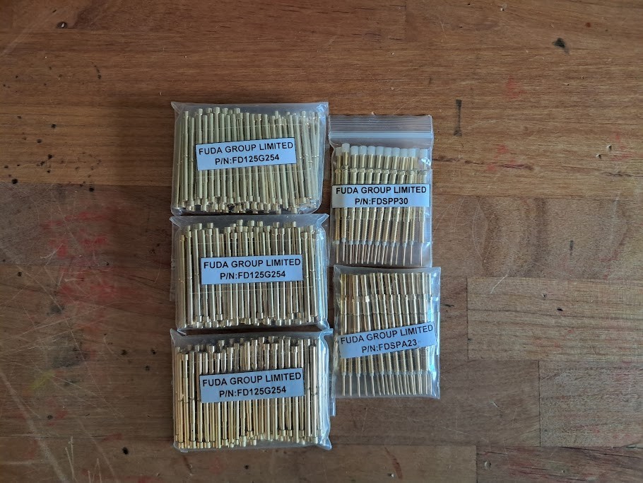 Fuda Test Probes Lot FD125G254 FDSPA23 FDSPP30. 340Psc New sealed