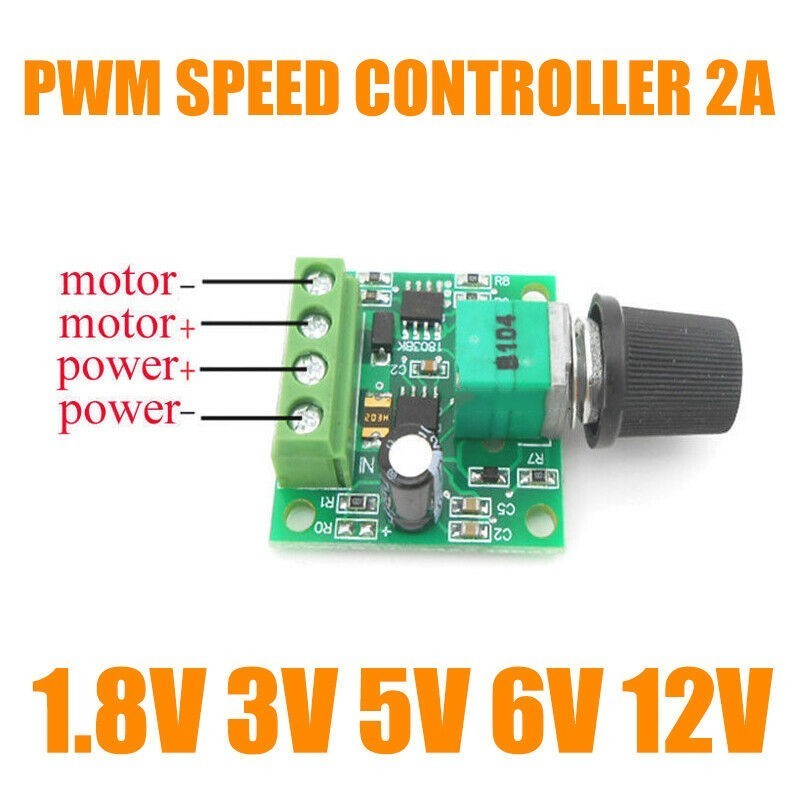Useful Speed Controller Potentiometer (Linear) DC1.8-15V Knob Load Linear