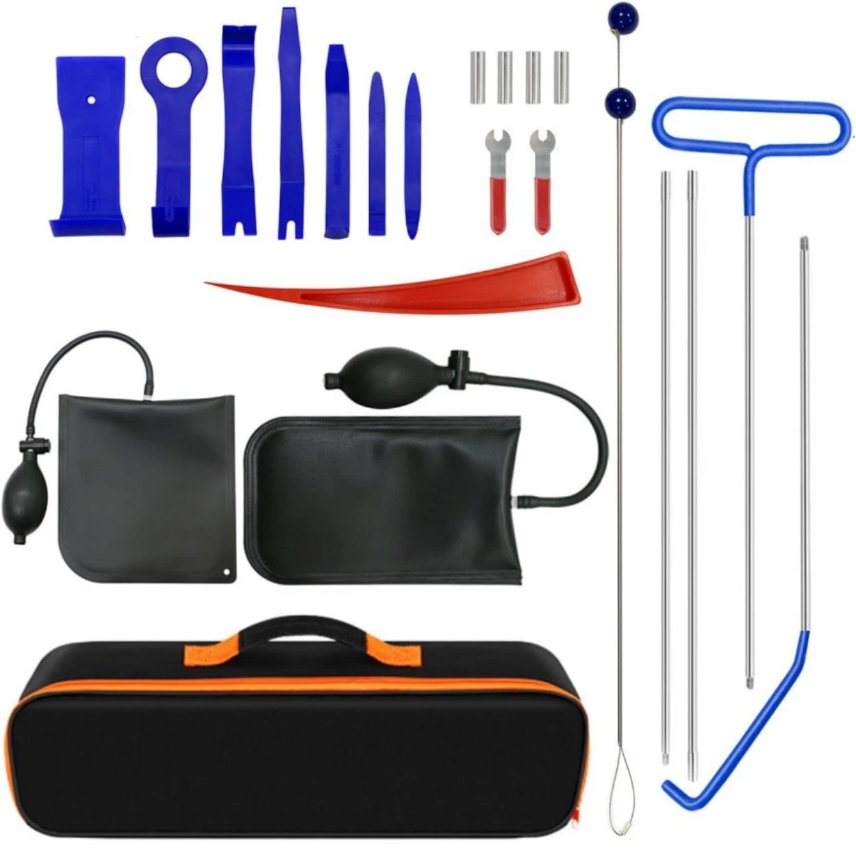 22PCS Emergency Auto Tool Window Car Door Maintain Universal Vehicle Repair Set