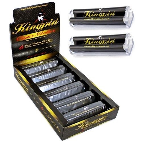 Kingpin Cigar Roller Rolling Machine Box of 6 King Size Wide