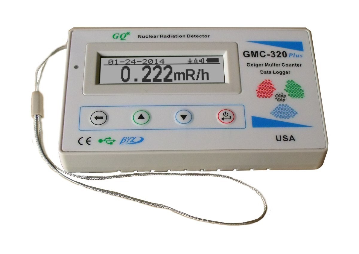 New GQ GMC-320 Plus Geiger Counter Nuclear Radiation Detector Data Recorder Beta