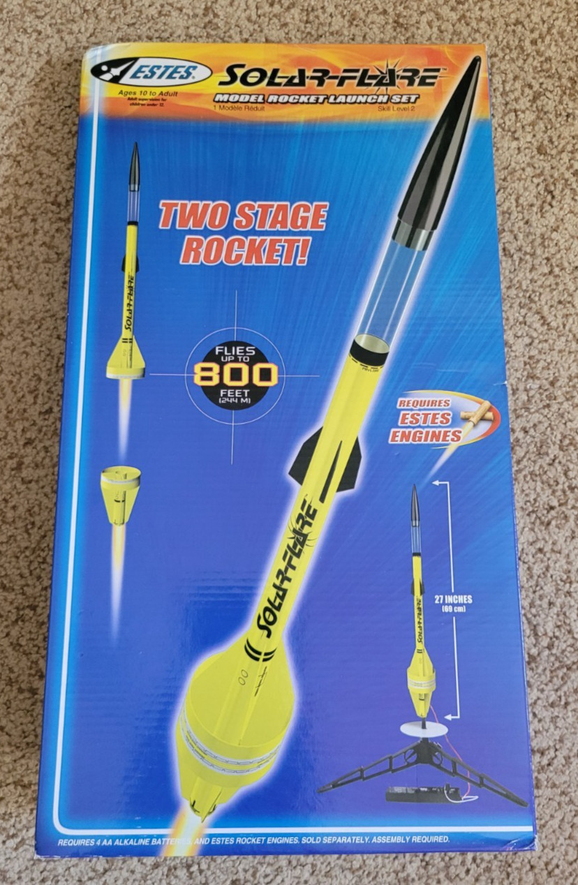 Estes Solar Flare Model Rocket Launch Set #2400 NISB