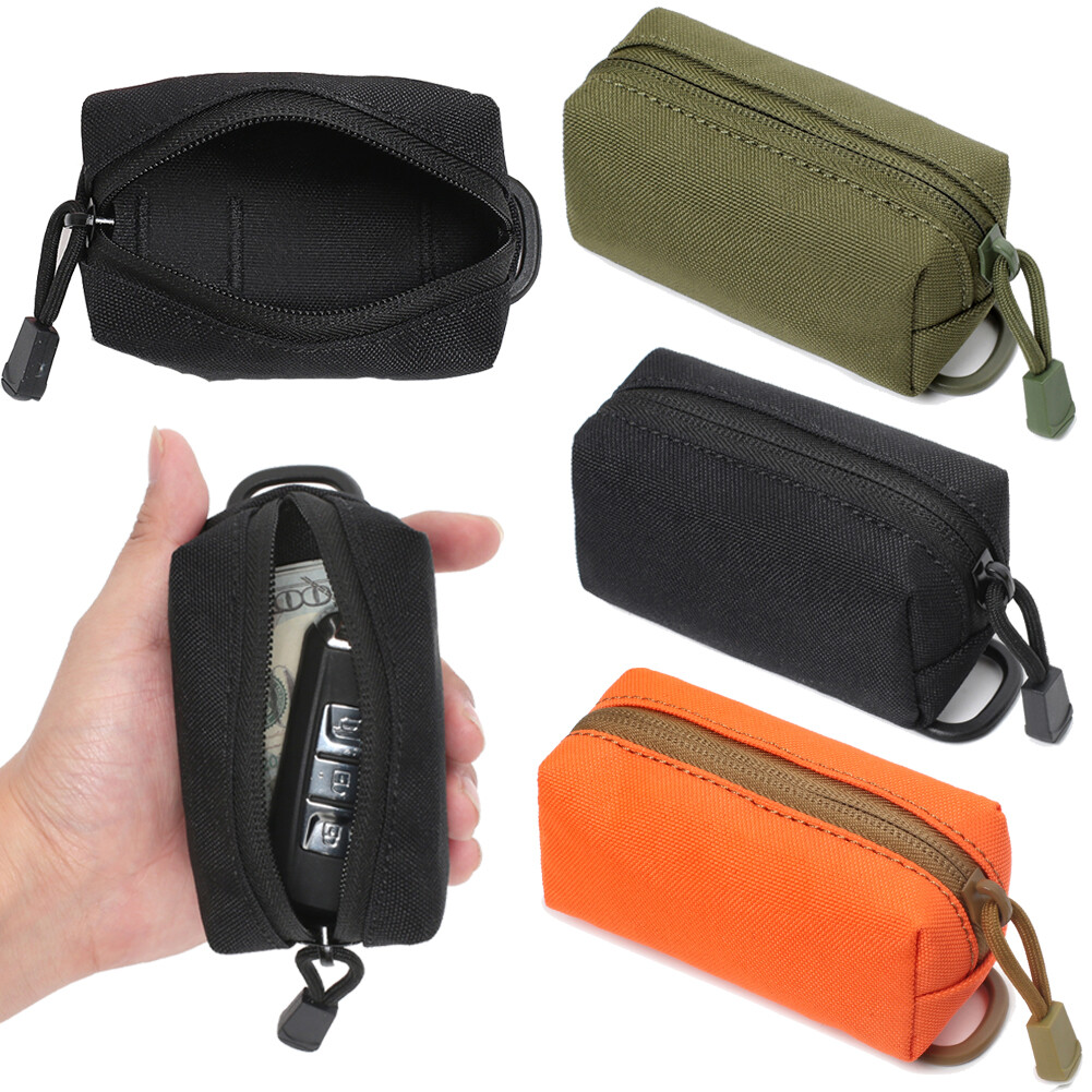 Tactical Molle EDC Pouches Military Gear Small Bag Coin Purse Keychain Wallet