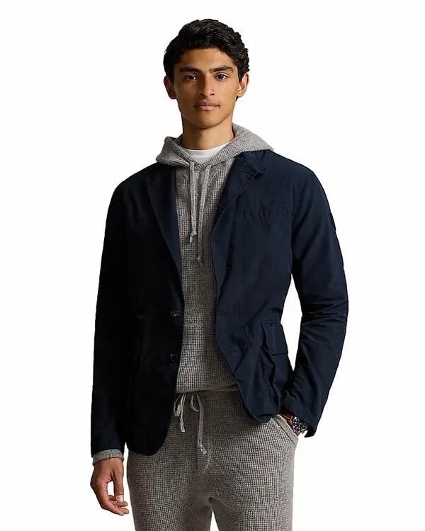 Polo by Ralph Lauren Men's Twill Water Repellent Jacket Color Navy XL, XXL $498