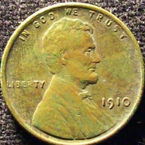 1910 P Wheat Penny