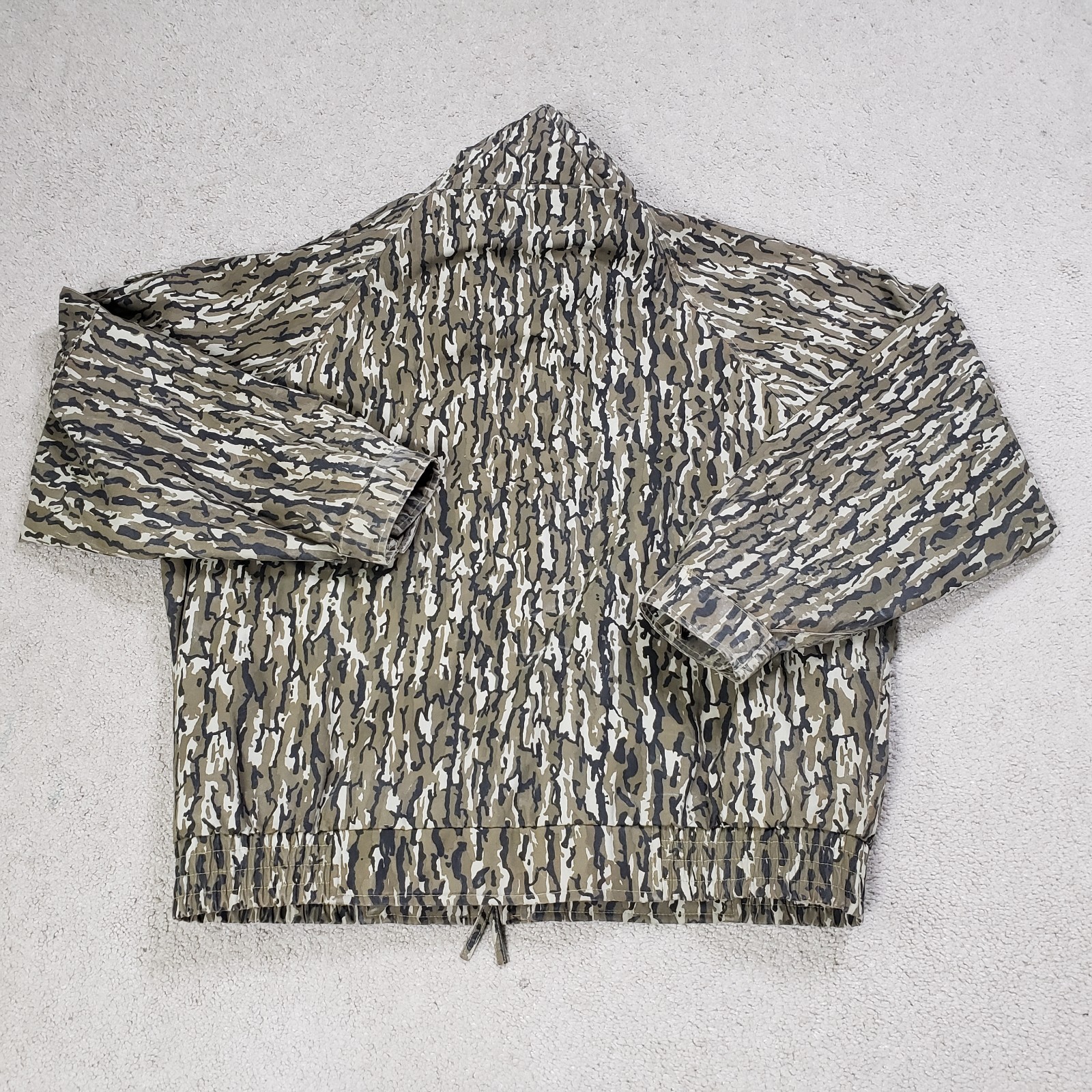 VTG Gamehide Jacket Men L Brown Bottomland Camo Turkey Duck Shell Loops WP-3