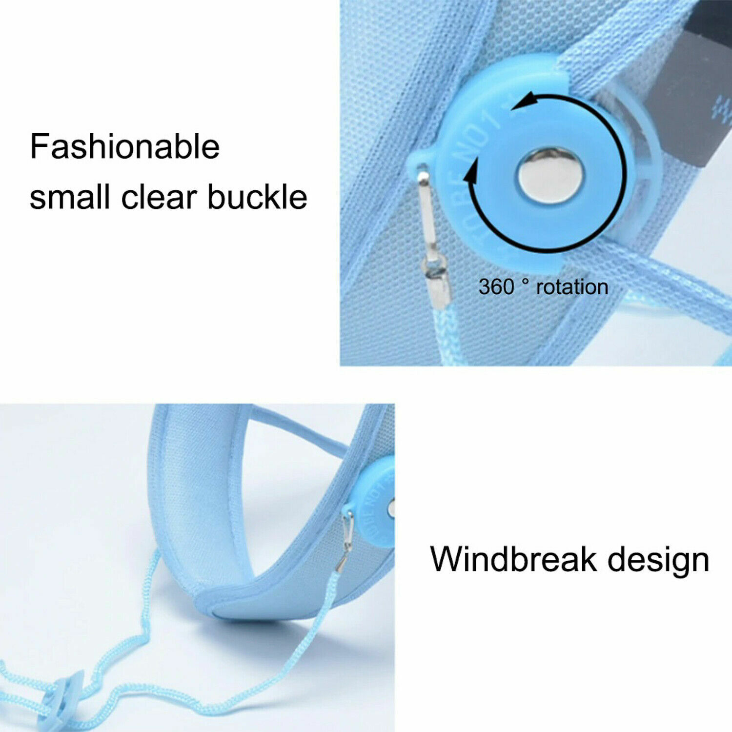 Clear Reusable Face Shield Visor Protection Adjustable Safety Visor Shield US
