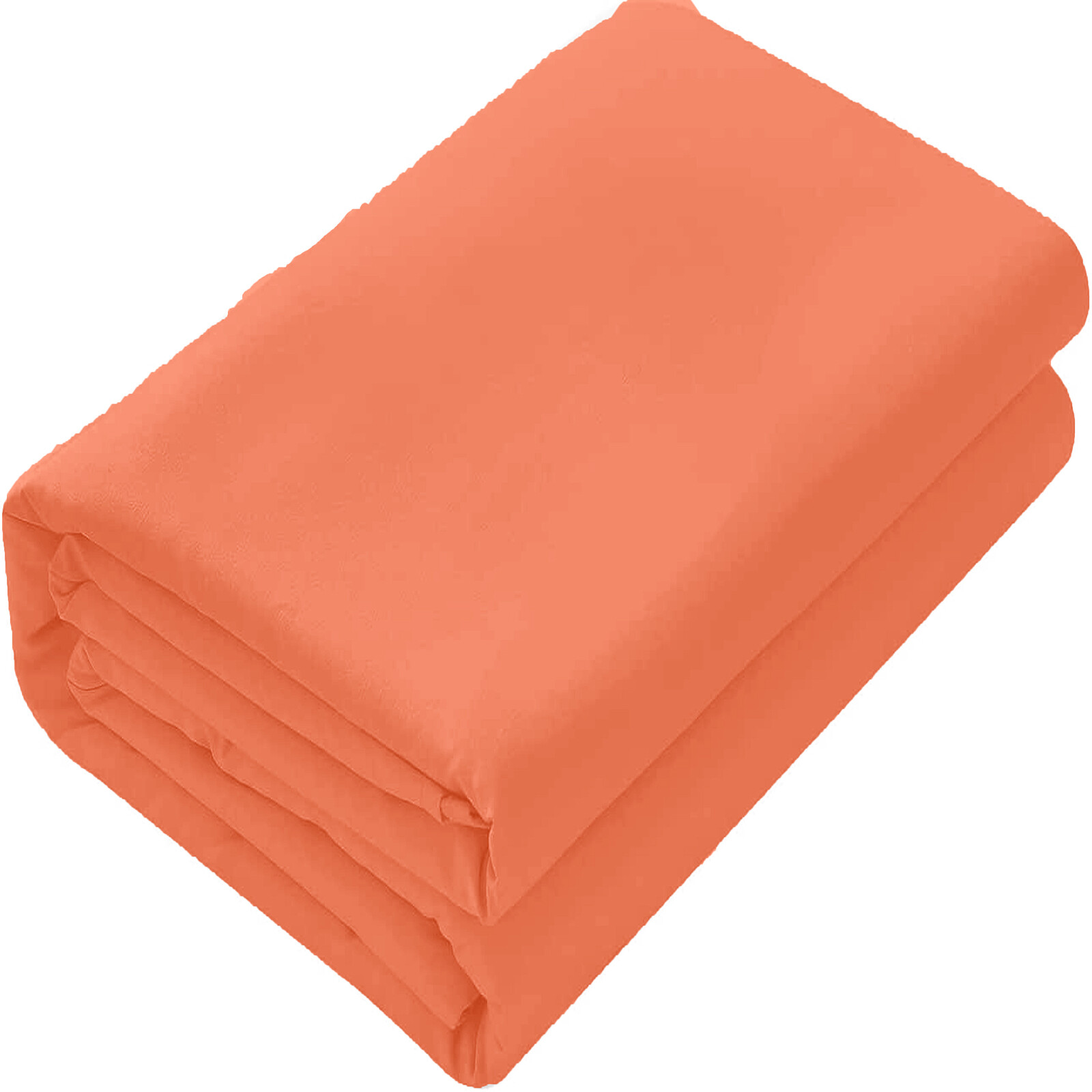 1000 OR 1200 Count Extra Deep Pocket Egyptian Cotton Orange Solid Select Item