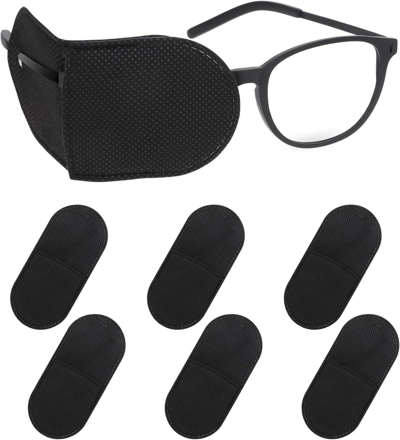 6PCS Eye Patches for Adults Kids, Medical Eye Patch for Glasses, Treat Lazy Eye