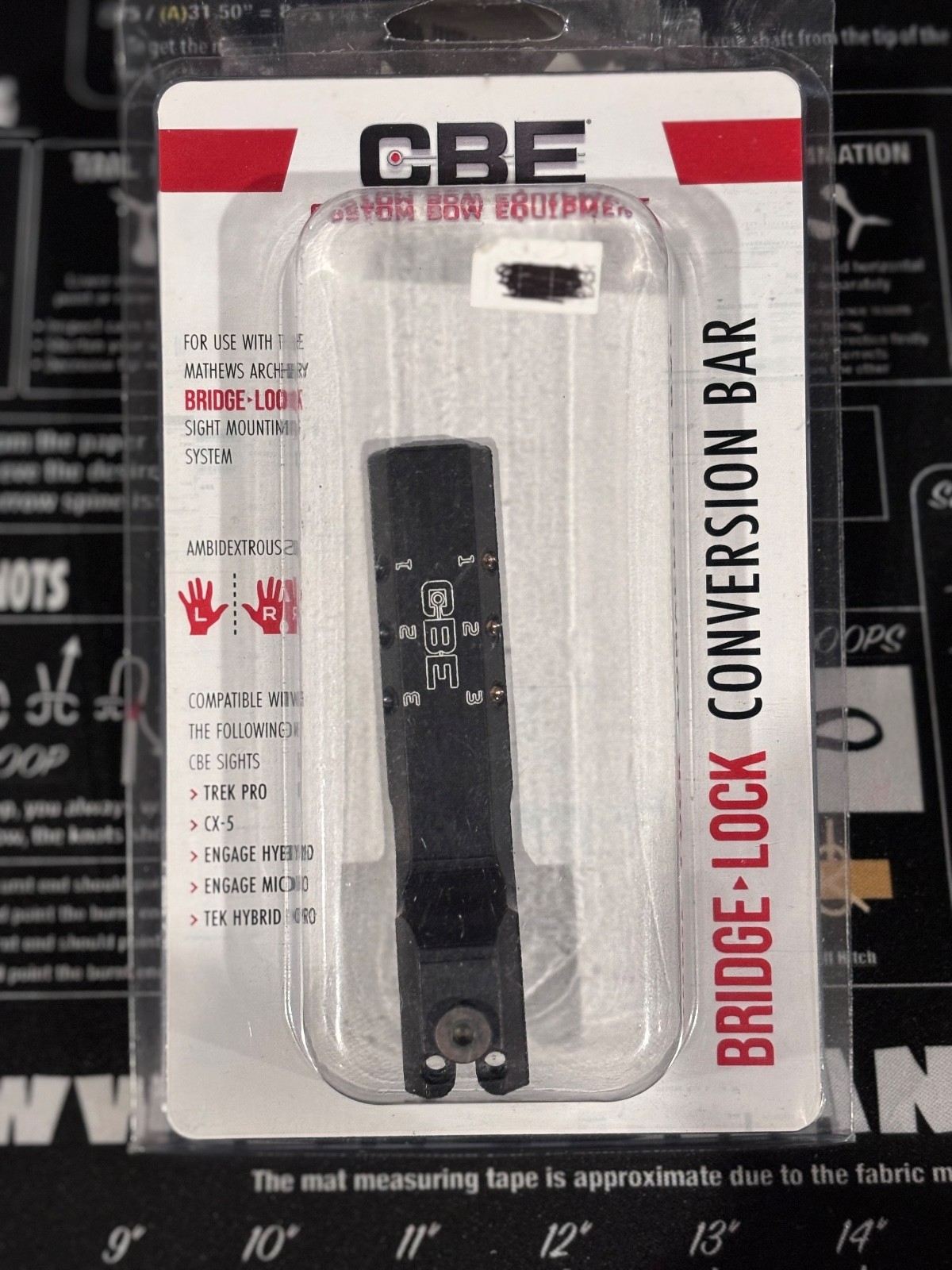 CBE Sights Bridge-Lock Sight Conversion Bar CBE-AC-BLD #13698