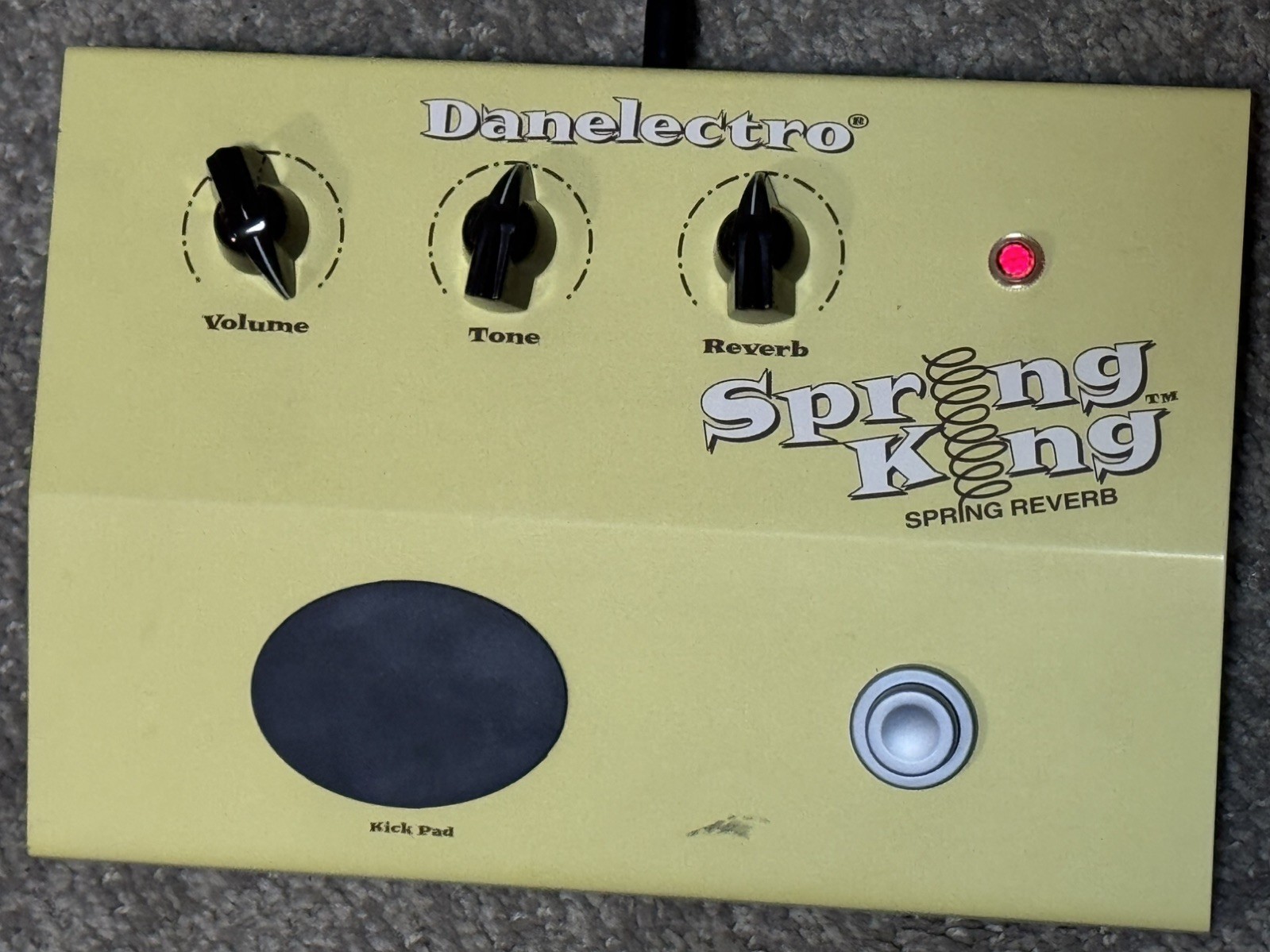 Danelectro Spring King DSR-1 Reverb Pedal used