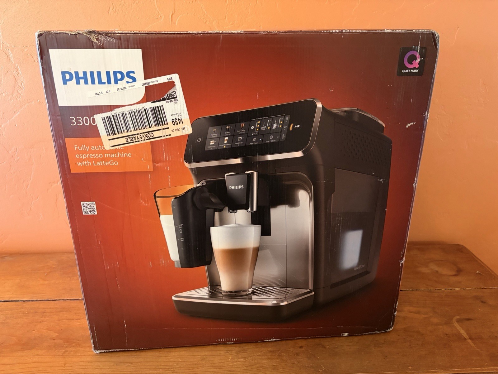 NWT Philips 3300 Series EP3347/90 Fully Automatic Espresso Machine w/ LatteGo