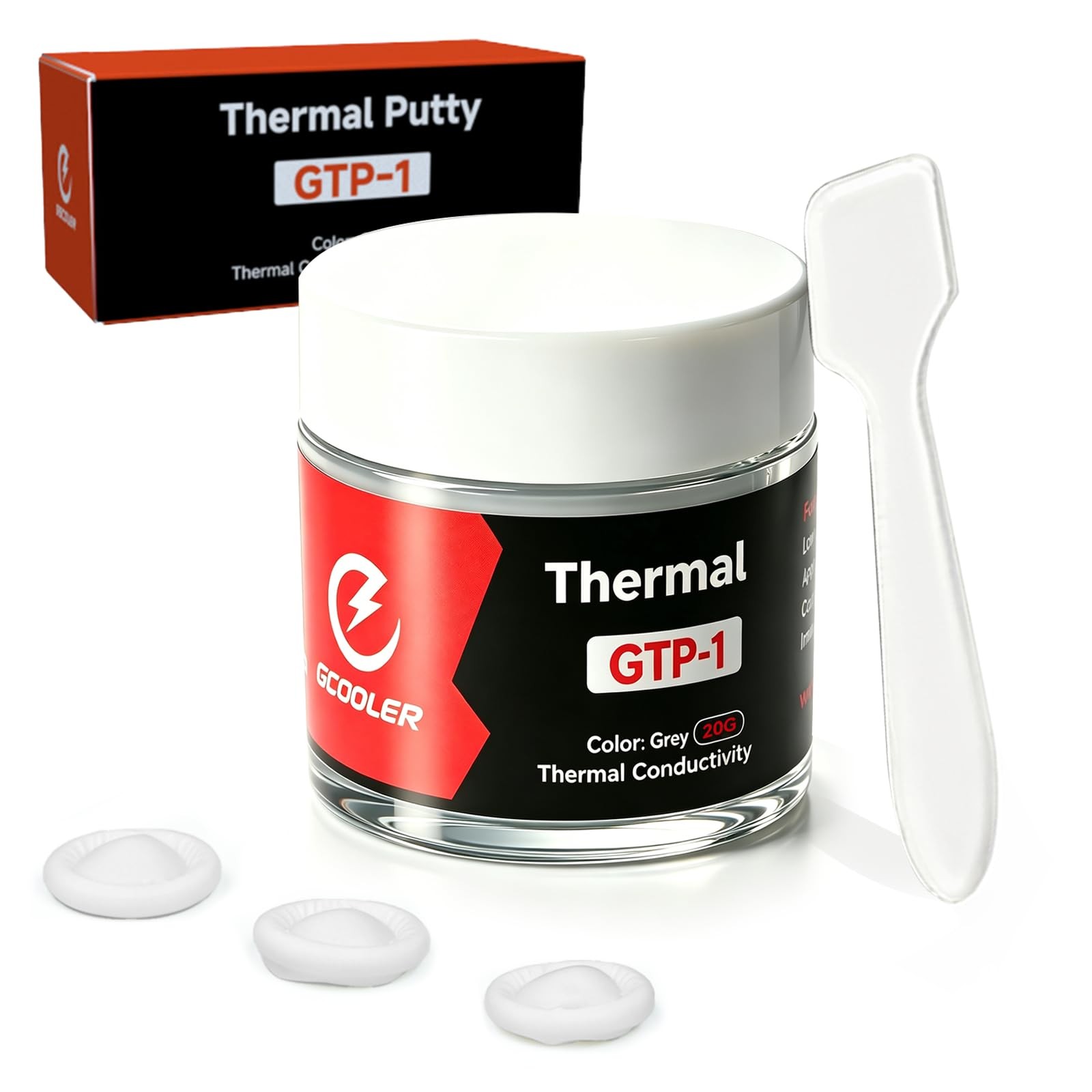 Thermal Putty 20g 15W/mK High Performance Gap Filler For GPU VRAM CPU Heatsin...