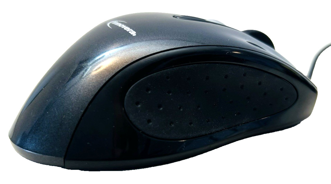 Innovera IVR-61014 Blue Light Mouse USB Wired Black