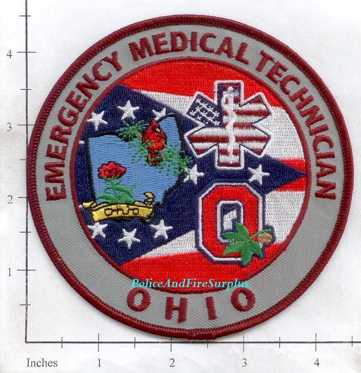 Ohio - Ohio Emergency Medical Technician OH Fire Dept Patch