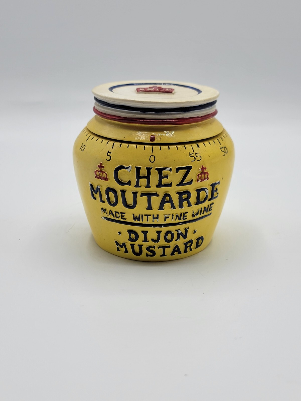 Vintage Boston  Cooking  Timer Chez Moutarde Dijon Mustard Works but Needs Reset