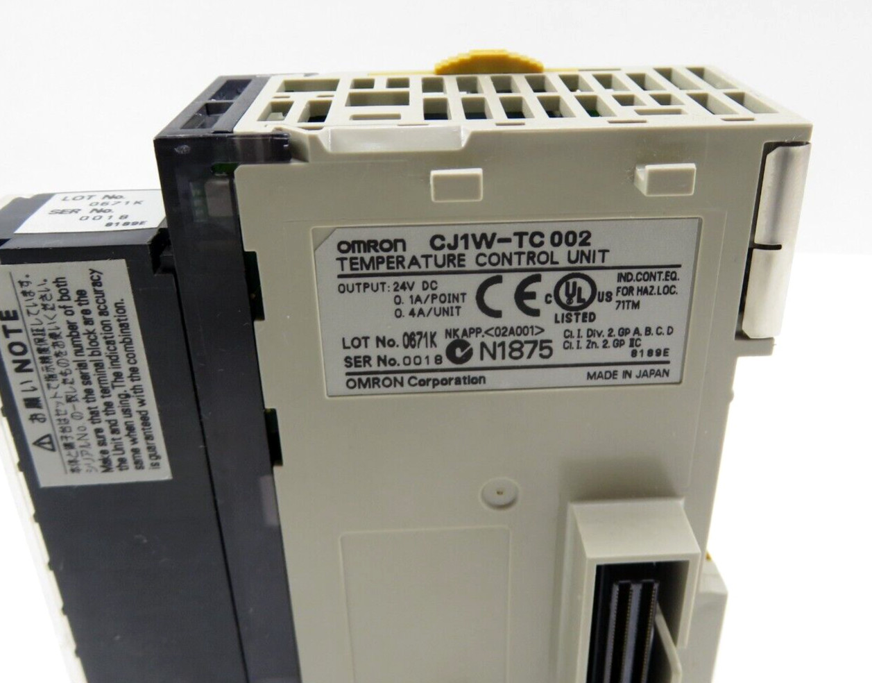 Omron CJ1W-TC002 Temperature Control Unit