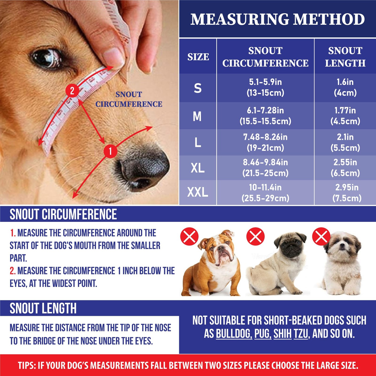 Soft Breathable Dog Muzzle Large For Biting Barking Chewing Allows Panting