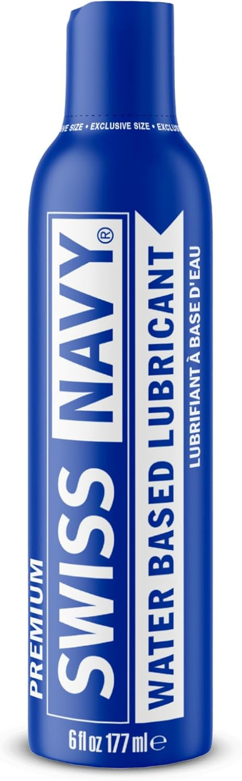 Swiss Navy Water-Based Lubricant 6oz Gel Toy Safe