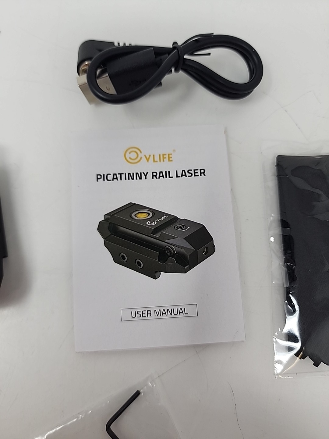Rechargeable Compact Green Laser Sight Upgraded Low-Profile Pistol Laser