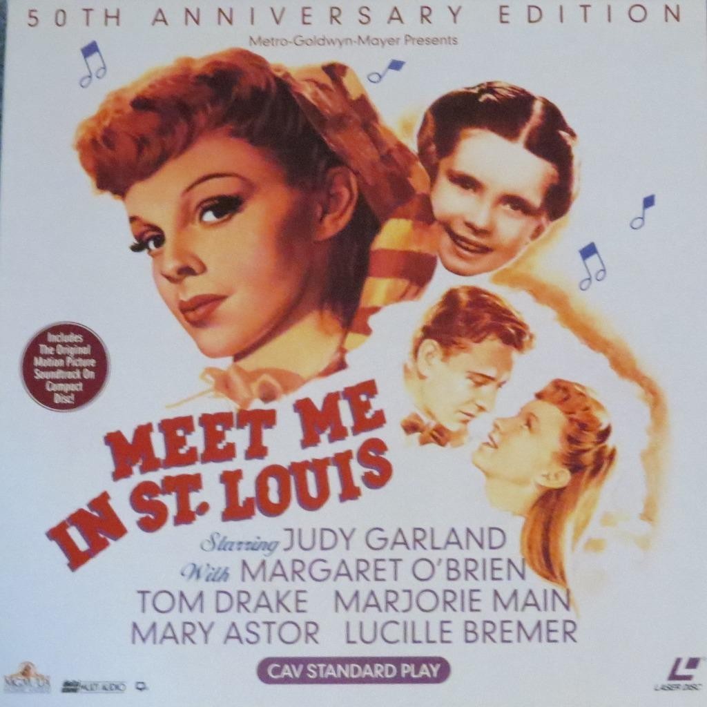 MEET ME IN ST. LOUIS 50TH ANNIVERSARY LASERDISC BOXSET  W/CD
